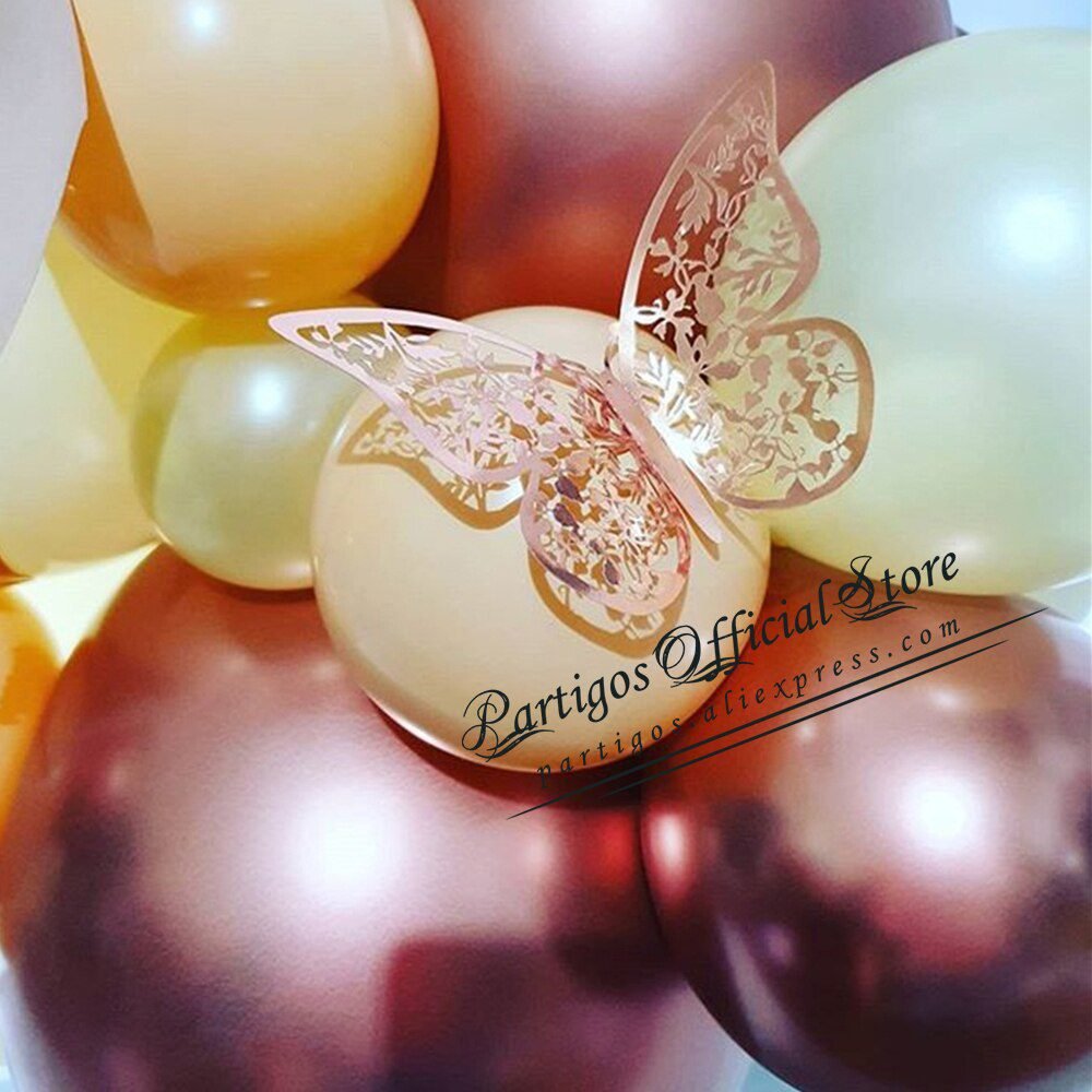 12Pcs 4D Hollow Butterfly Wall Sticker DIY Home Decoration Wall Stickers wedding Party Wedding Decors Butterfly Kids Room Decors