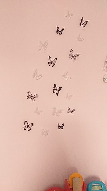 36pcs 3D Crystal Butterfly Wall Stickers Creative Butterflies with Diamond Home Decor Kids Room Decoration Art Wall Decals
