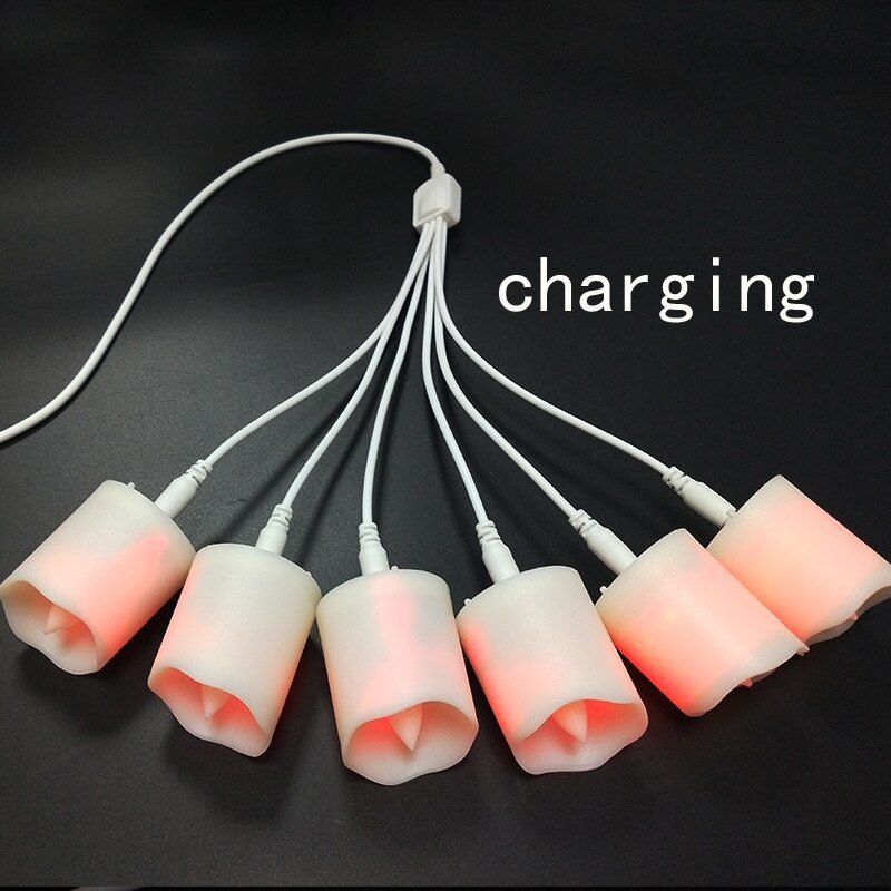 Rechargeable Led Candles Flashing Flameless Tea Light With Remote Control And Batteries Decoration Candle For Christmas Birthday