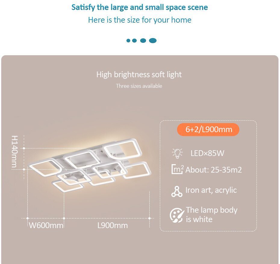 New led Chandelier For Living Room Bedroom kitchern Home chandelier Modern Led Ceiling Chandelier Lamp Lighting chandelier