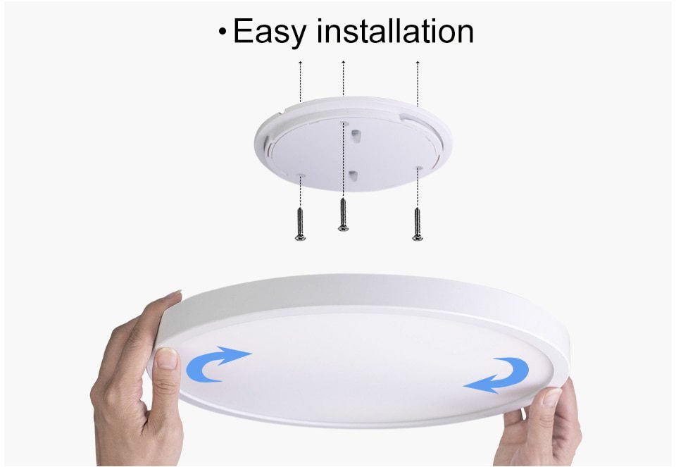 20inch Large Bedroom Ceiling Led Ceiling Lamps Room Lights Lighting Fixture Ultrathin Led Ceiling Light For Living Room kitchen