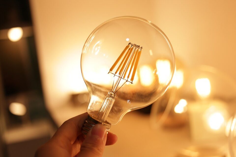 E27 E14 Retro Edison LED Filament Bulb Lamp 220V-240V Light Bulb C35 G45 A60 ST64 G80 G95 G125 Glass Bulb Vintage Candle Light