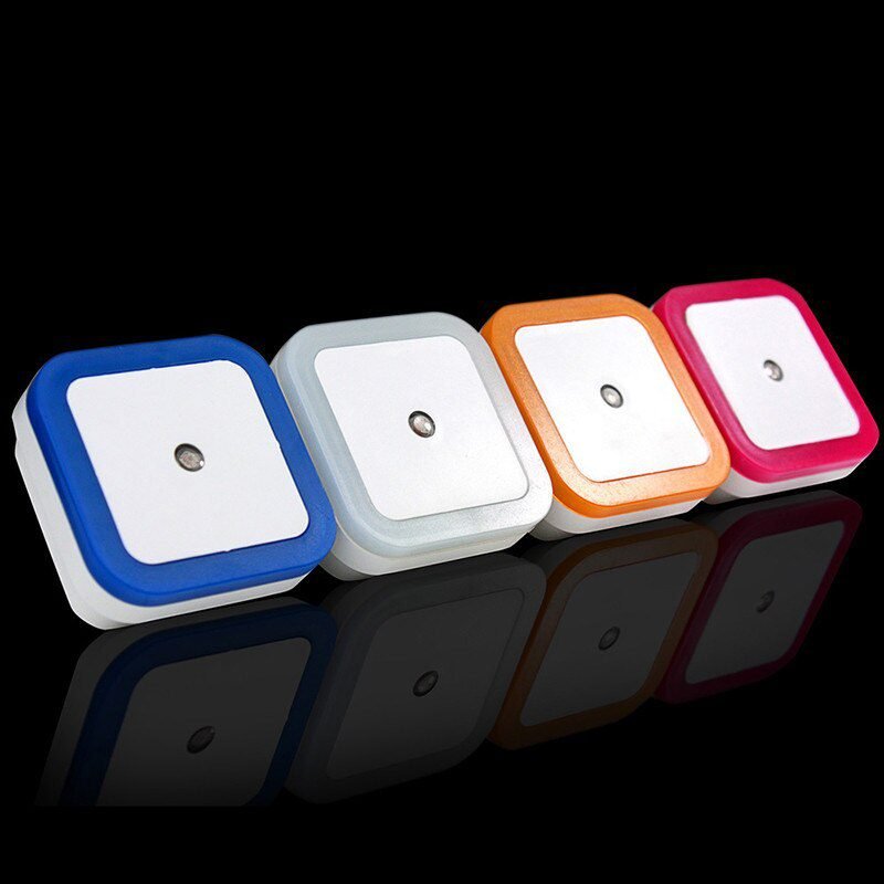Wireless Sensor LED Night Light EU US Plug Mini Square Night Lights For Baby Room Bedroom Corridor Lamp