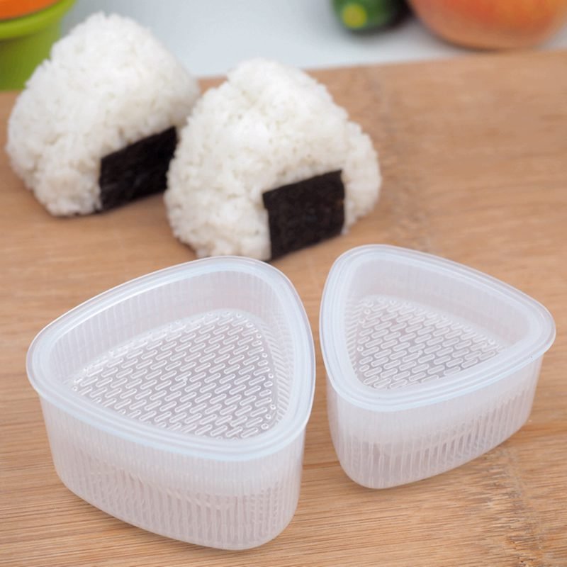 4PCS/Set DIY Sushi Mold Onigiri Rice Ball Food Press Triangular Sushi Maker Mold Sushi Kit Japanese Kitchen Bento Accessories