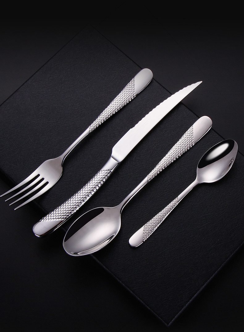 Kitchen Tableware Cutlery Set Silver Cutlery Set Stainless Steel Luxury Dinnerware Fork Spoon Knife Western Dinner Set Gold