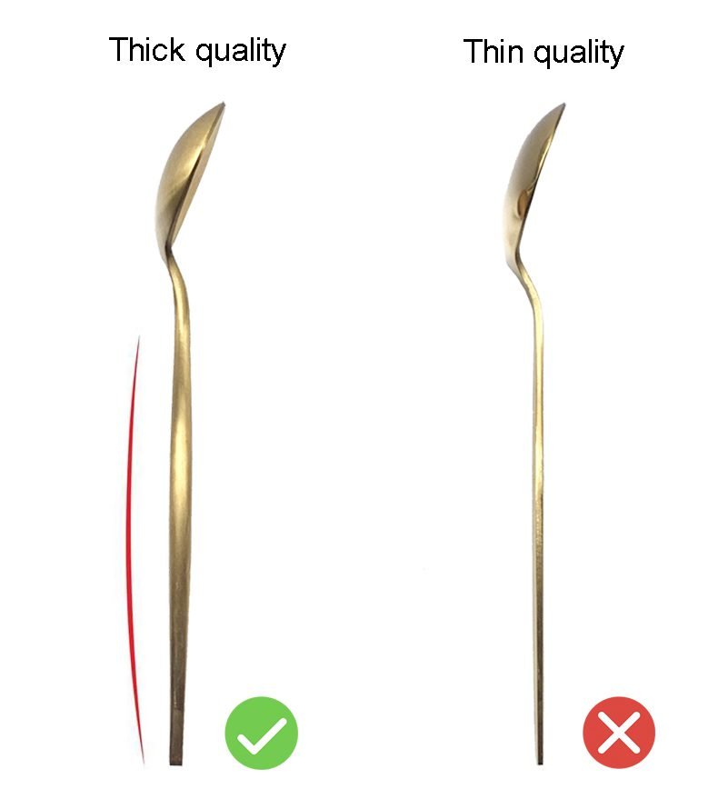 Gold Cutlery Set Forks Knives Spoons 18/10 Stainless Steel Dinner Dinnerware Set Fork Spoon Knife Chopsticks Set Dropshipping