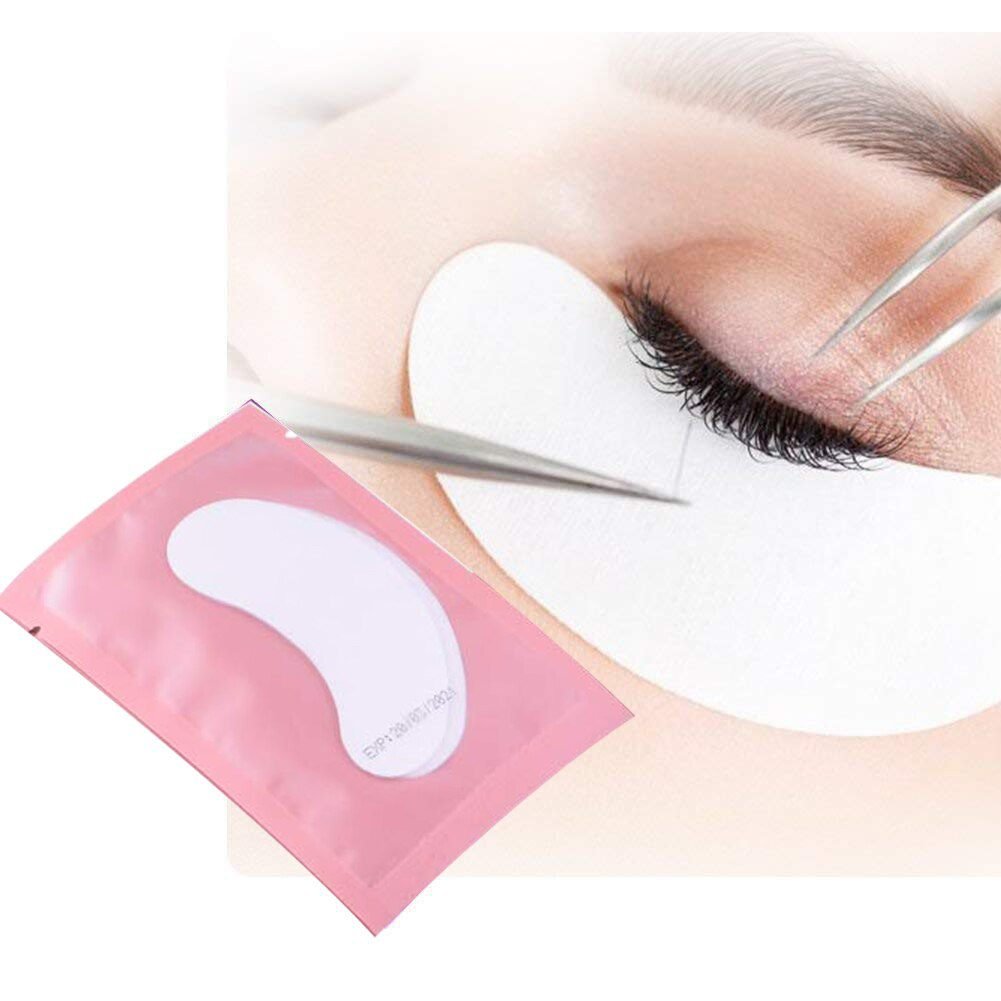 100pairs Eyelash Extension Paper Patches Grafted Eye Stickers 7 Color Eyelash Under Eye Pads Eye Paper Patches Tips Sticker