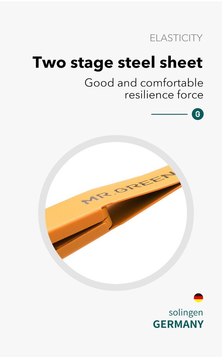 MR.GREEN Eyebrow Tweezer Colorful Hair Beauty Fine Hairs Puller Stainless Steel Slanted Eye Brow Clips Removal Makeup Tools