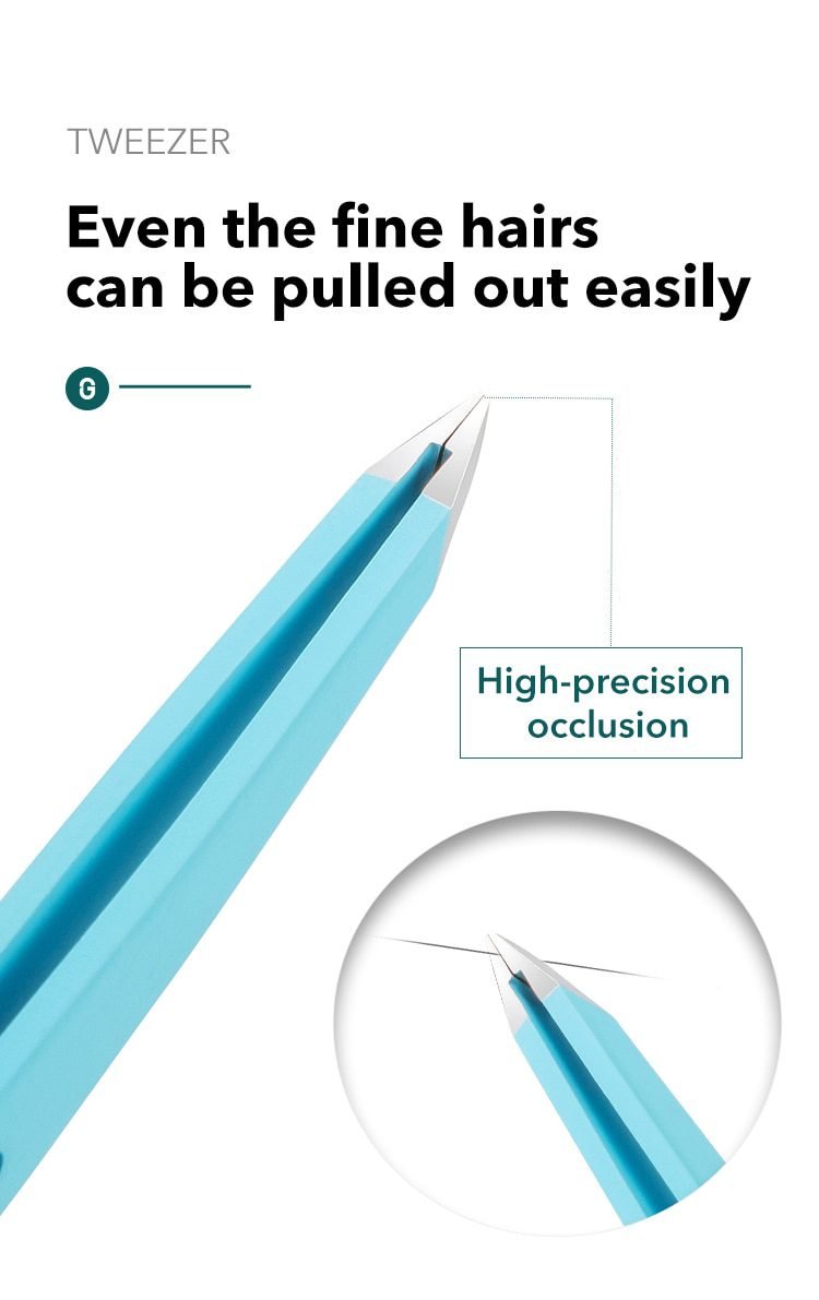 MR.GREEN Eyebrow Tweezer Colorful Hair Beauty Fine Hairs Puller Stainless Steel Slanted Eye Brow Clips Removal Makeup Tools