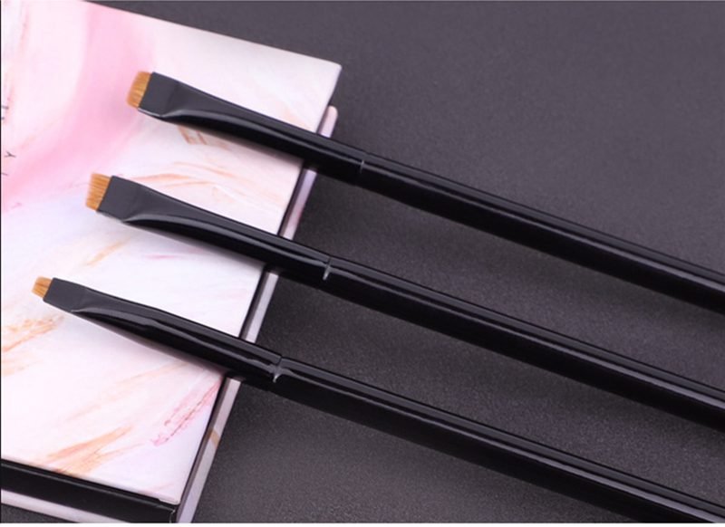 LOYBJ 1/2pcs Blade Makeup Brushes Angled Thin Eyebrow Brush Flat Fine Eyeliner Brush Professional Liner Brow Beauty Make Up Tool