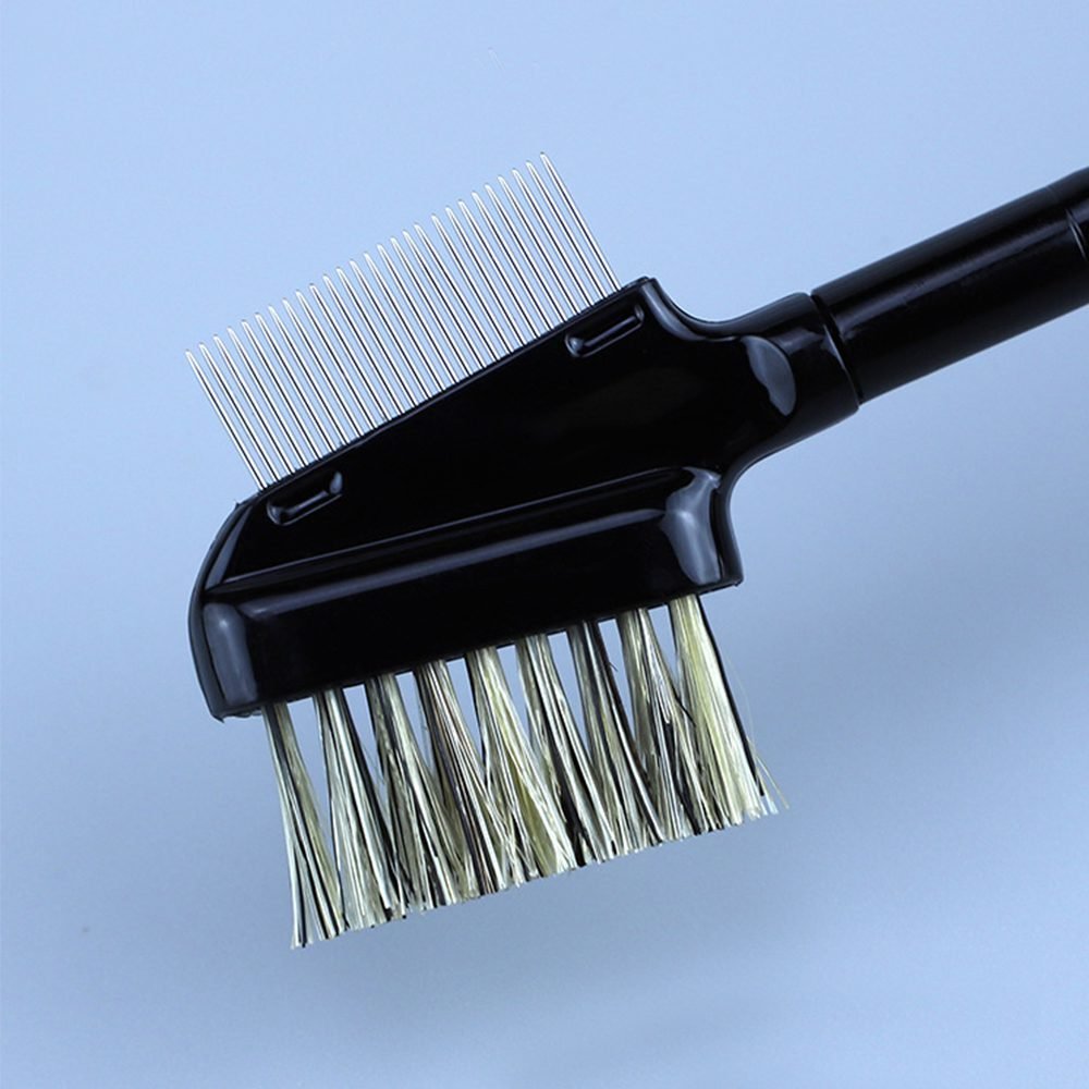 Eyelash Curler Beauty Makeup Lash Separator Foldable Metal Eyelash Brush Comb Mascara Curl Beauty Makeup Cosmetic Tool
