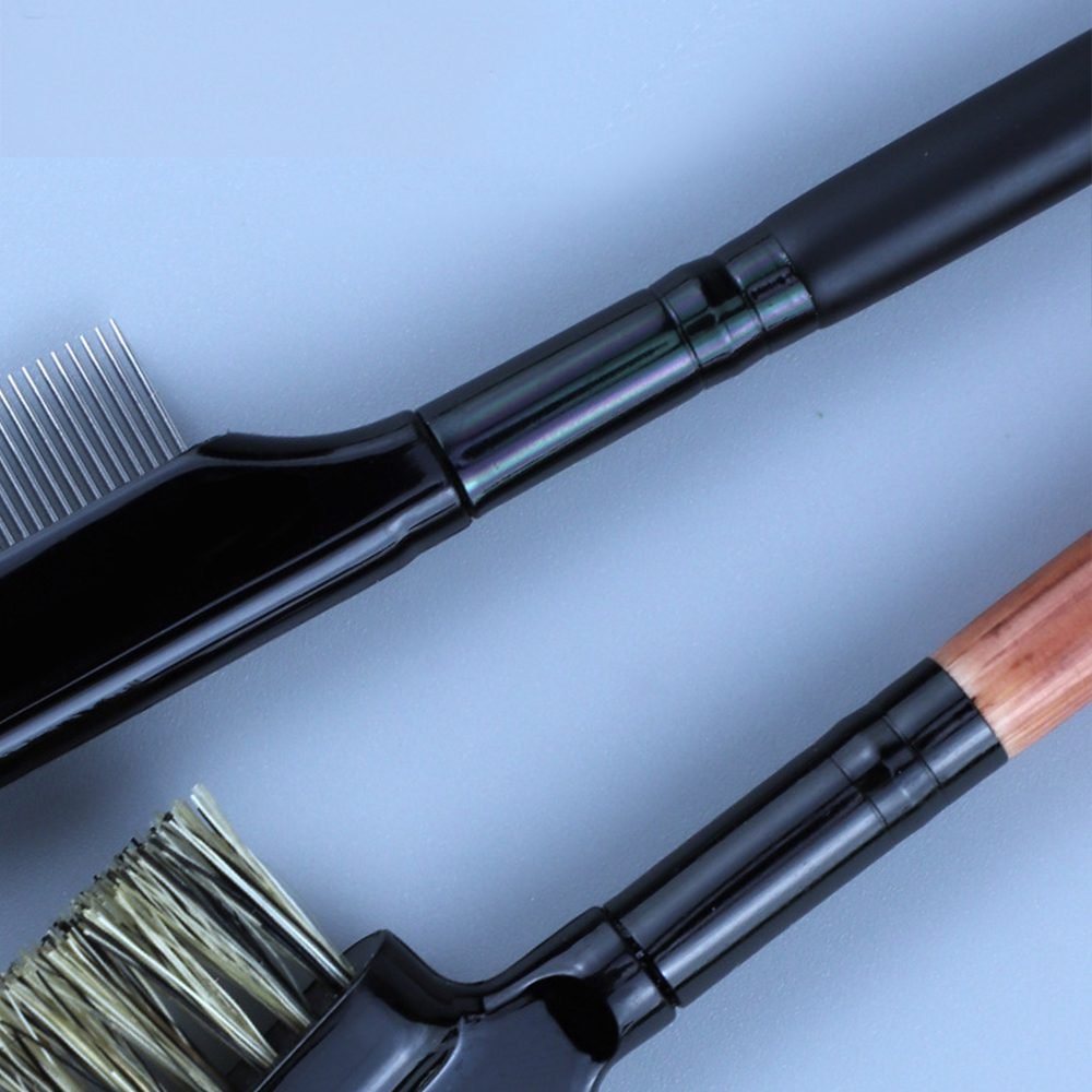 Eyelash Curler Beauty Makeup Lash Separator Foldable Metal Eyelash Brush Comb Mascara Curl Beauty Makeup Cosmetic Tool