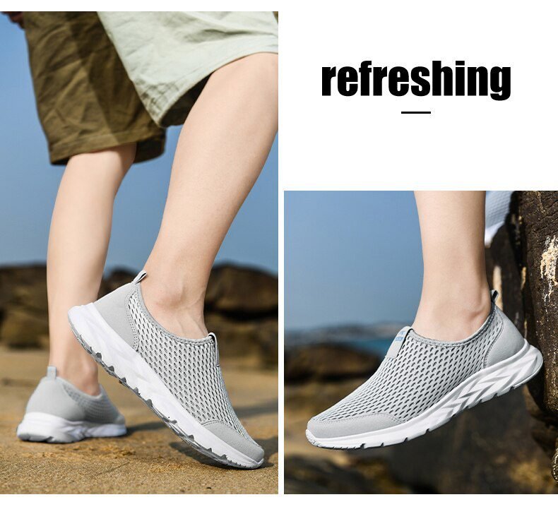 2021 New Shoes Men Loafers Light Walking Breathable Summer Comfortable Casual Shoes Men Sneakers Zapatillas Hombre Plus Couple