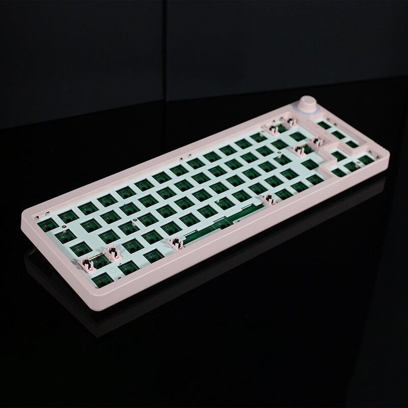 TM680 Hot Swap Mechanical Keyboard Kit Wireless 3 Mode RGB Compatiable With 3/5 Pins For Cherry Gateron Kailh Dial Knob Keyboard