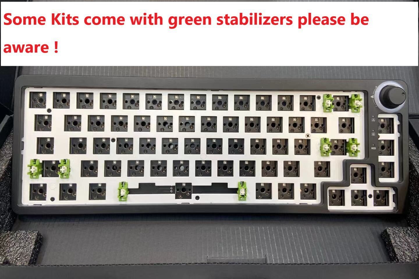 TM680 Hot Swap Mechanical Keyboard Kit Wireless 3 Mode RGB Compatiable With 3/5 Pins For Cherry Gateron Kailh Dial Knob Keyboard