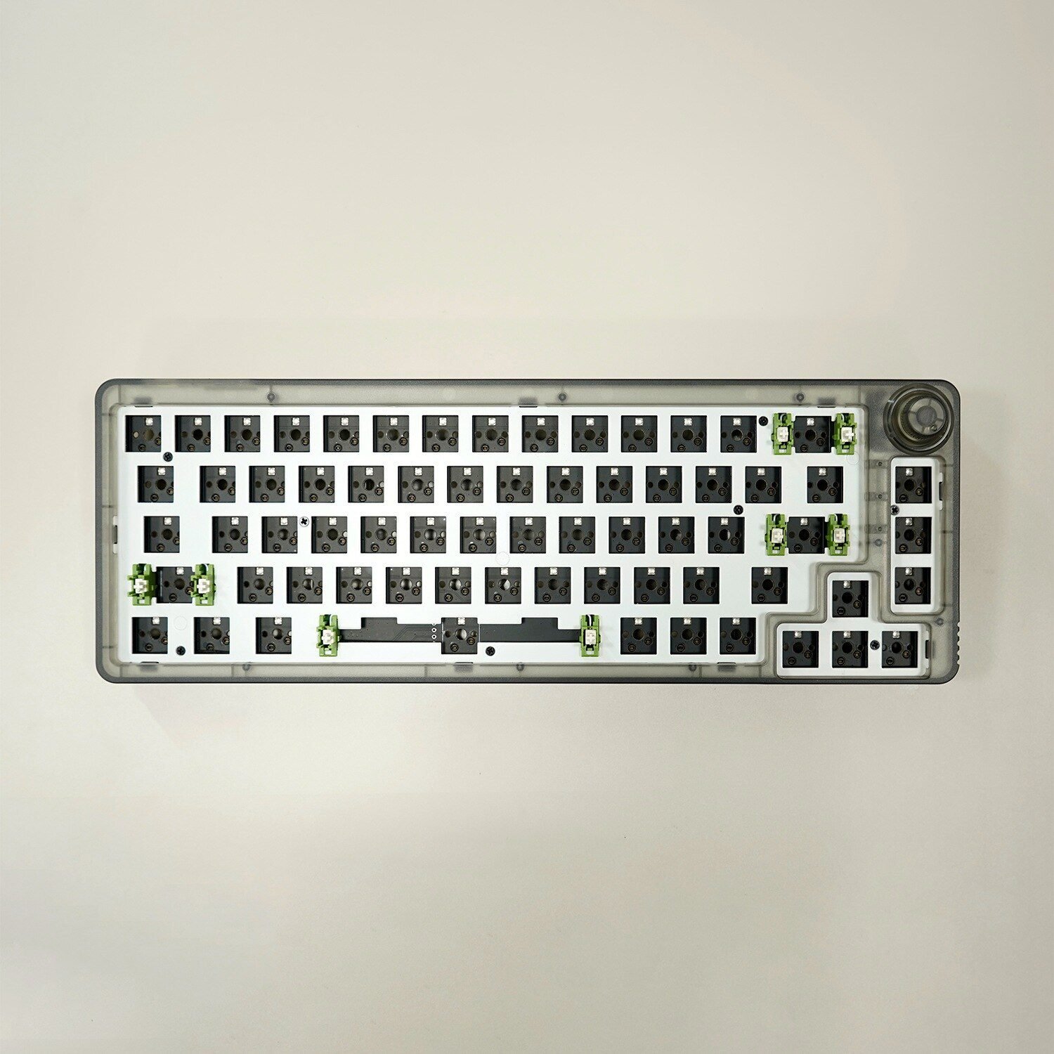 TM680 Hot Swap Mechanical Keyboard Kit Wireless 3 Mode RGB Compatiable With 3/5 Pins For Cherry Gateron Kailh Dial Knob Keyboard