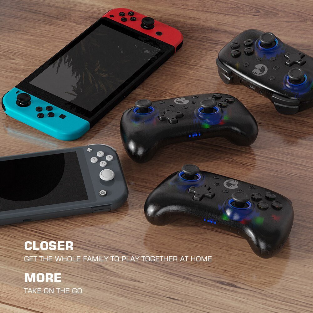GameSir T4 Pro Bluetooth Game Controller 2.4G Wireless Gamepad applies to Nintendo&nbsp;Switch Apple&nbsp;Arcade&nbsp;MFi&nbsp;Games Android Phone