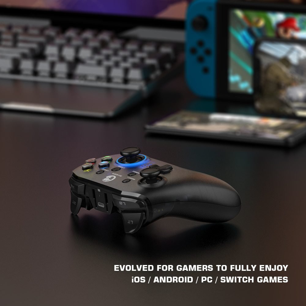 GameSir T4 Pro Bluetooth Game Controller 2.4G Wireless Gamepad applies to Nintendo&nbsp;Switch Apple&nbsp;Arcade&nbsp;MFi&nbsp;Games Android Phone