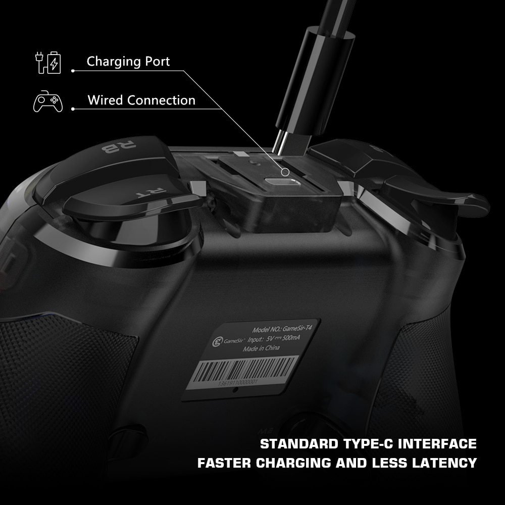 GameSir T4 Pro Bluetooth Game Controller 2.4G Wireless Gamepad applies to Nintendo&nbsp;Switch Apple&nbsp;Arcade&nbsp;MFi&nbsp;Games Android Phone