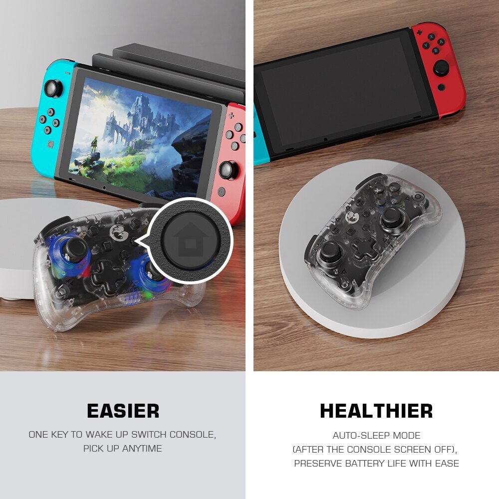 GameSir T4 Pro 2.4G Wireless Mobile Controller Bluetooth Gamepad with 6-axis&nbsp;Gyro for Nintendo&nbsp;Switch Android iPhone PC Joystick