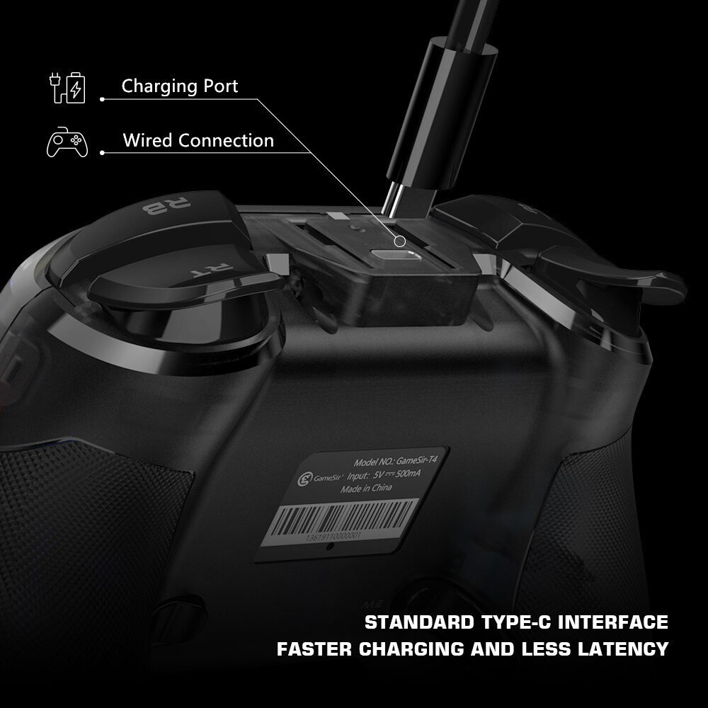 GameSir T4 Pro 2.4G Wireless Mobile Controller Bluetooth Gamepad with 6-axis&nbsp;Gyro for Nintendo&nbsp;Switch Android iPhone PC Joystick