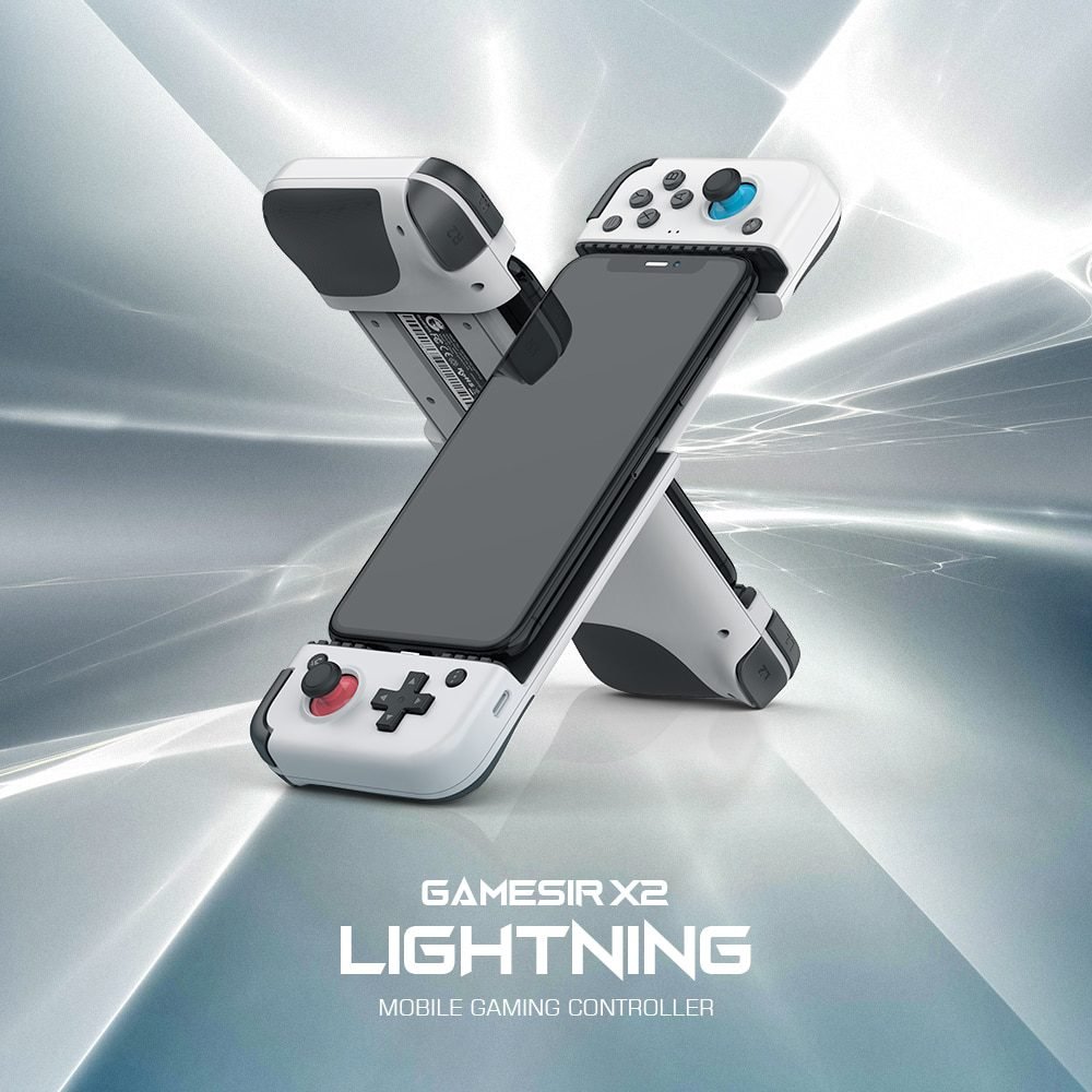 GameSir X2 Lightning Mobile Gamepad Game Controller for iPhone, Apple Arcade, MFi Games, Xbox Game Pass, STADIA, xCloud, Luna