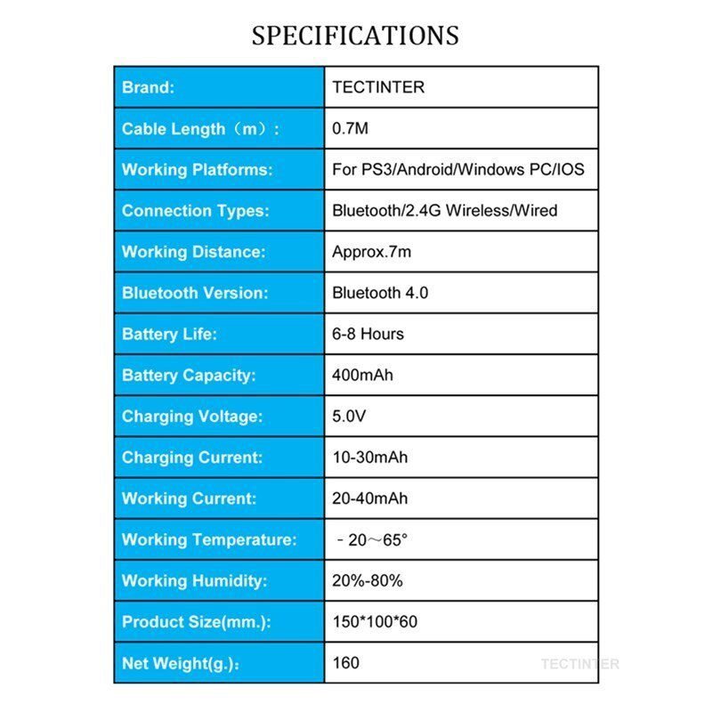 Terios T3 X3 Wireless Joystick Gamepad PC Game Controller Support Bluetooth BT3.0 Joystick For Mobile Phone Tablet TV Box Holder