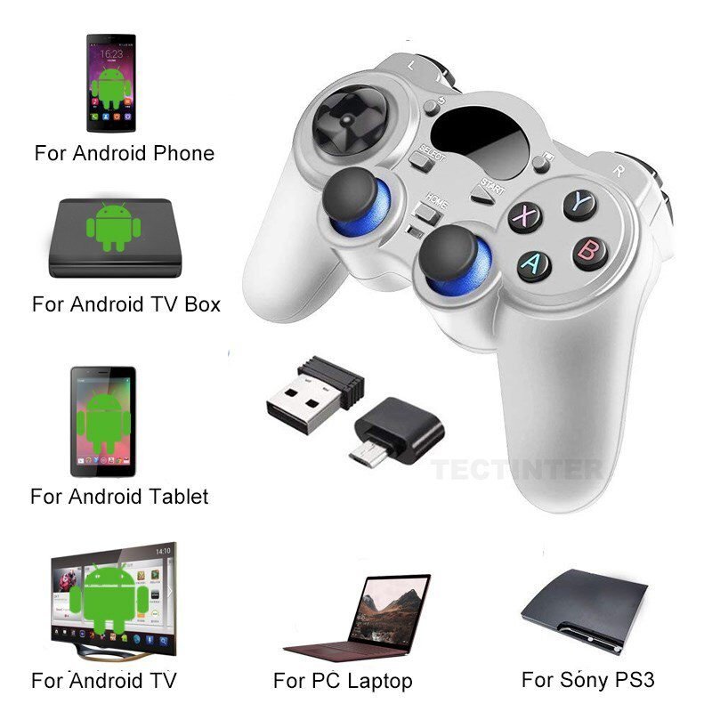 2.4 G Controller Gamepad Android Wireless Joystick Joypad with OTG Converter For PS3/Smart Phone For Tablet PC Smart TV Box