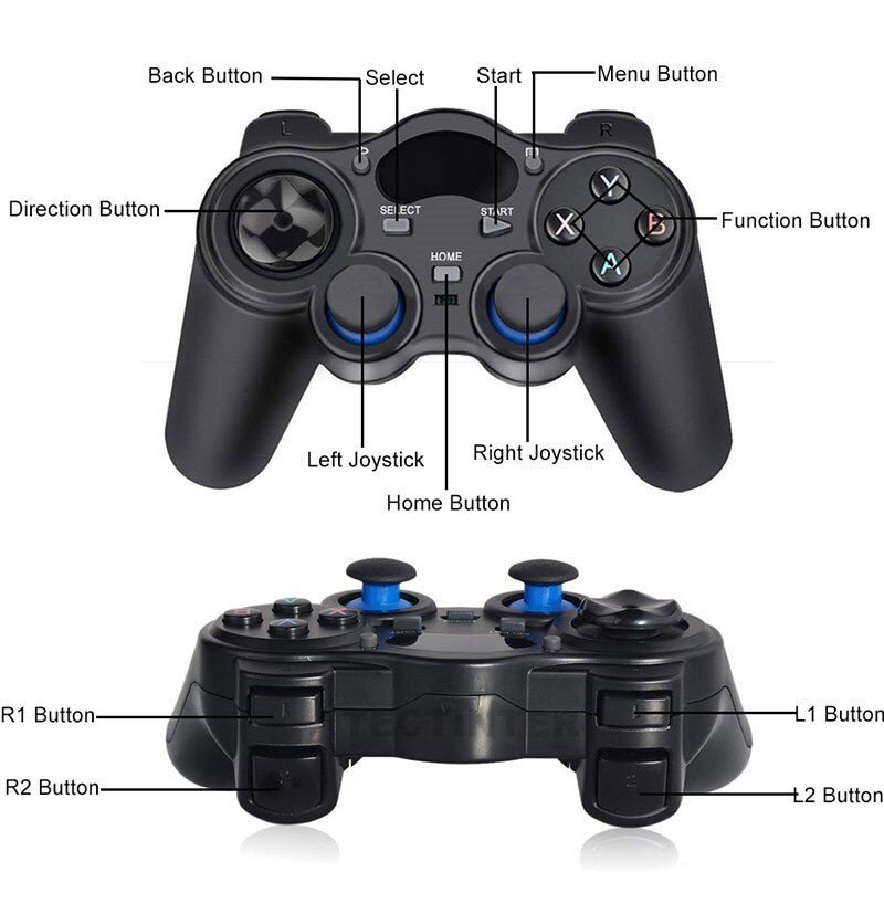 2.4 G Controller Gamepad Android Wireless Joystick Joypad with OTG Converter For PS3/Smart Phone For Tablet PC Smart TV Box