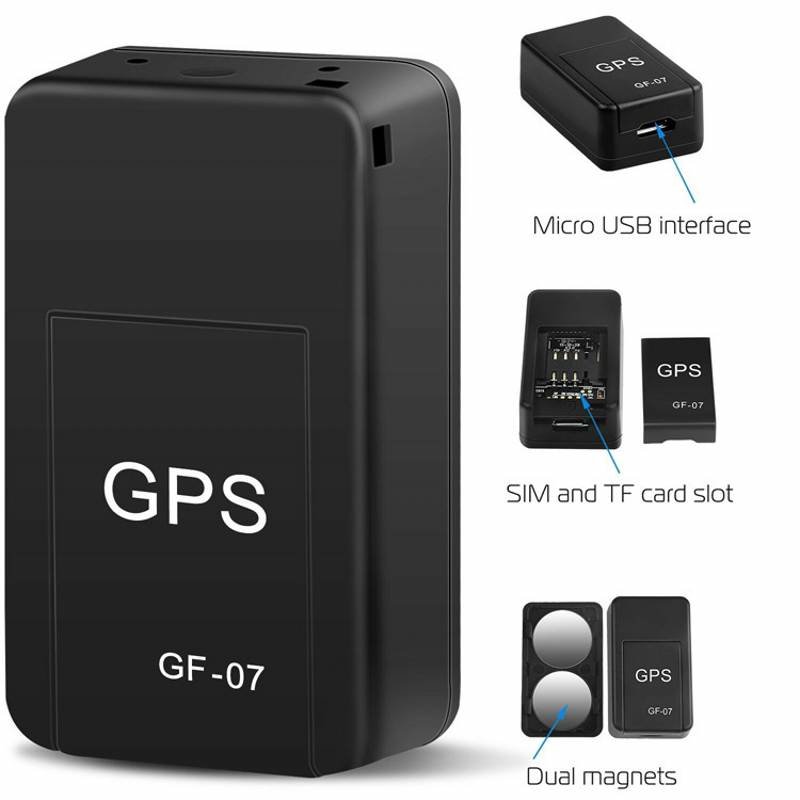 GF-07 Mini GPS Tracker Magnetic Mount Car Motorcycle Real Time Tracking Anti-lost Locator SIM Positioner Auto Accessories