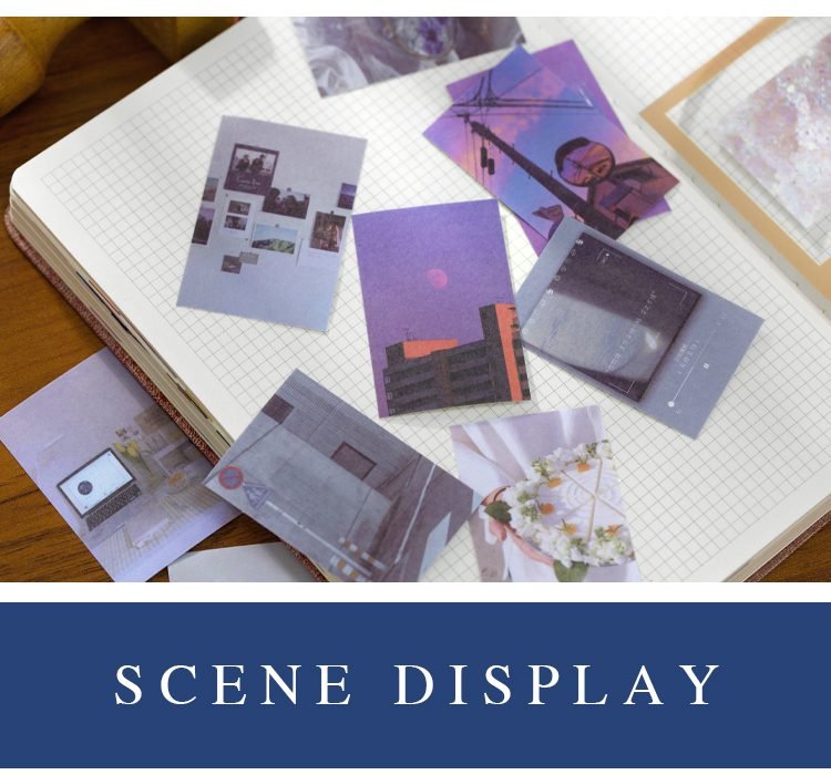 Journamm 50-366pcs Craft Vintage Scrapbooking Paper Kawaii Art Junk Journal Deco Sticker Natural Collection DIY Material Paper