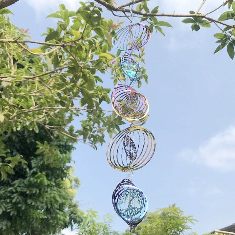 3D Rotating Wind Chimes Tree Of Life Wind Spinner Bell For Home Decor Aesthetic Garden Hanging Decoration Outdoor Windchimes Set 3D Rotating Wind Chimes Tree Of Life Wind Spinner Bell For Home Decor Aesthetic Garden Hanging Decoration Outdoor Windchimes Set