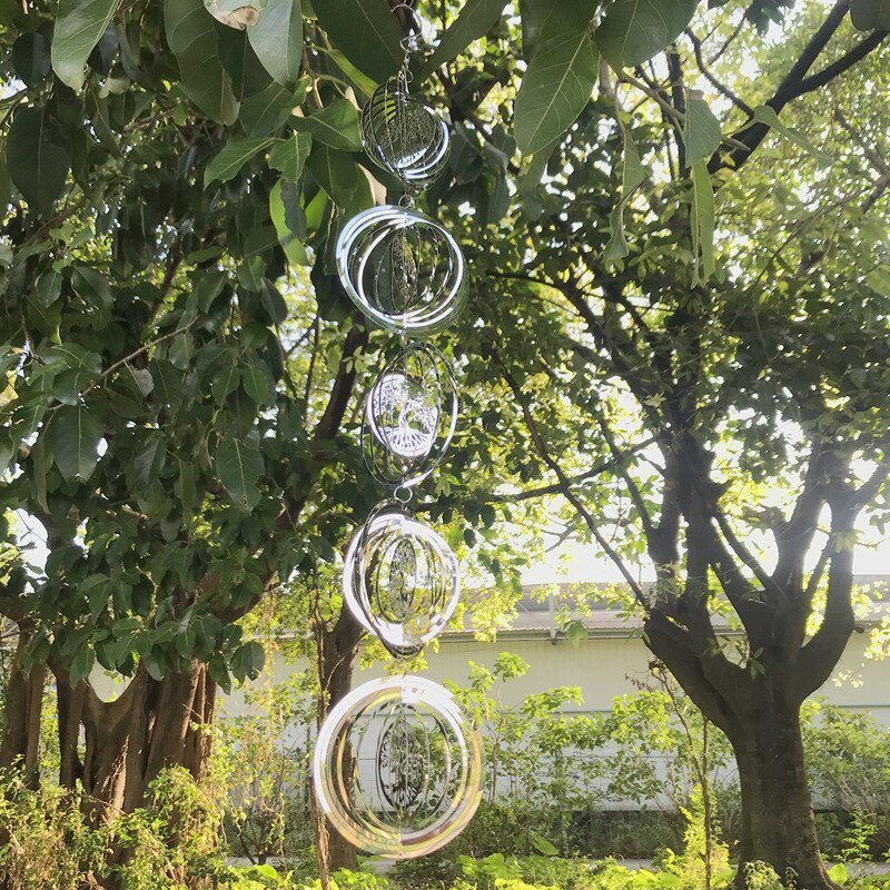 3D Rotating Wind Chimes Tree Of Life Wind Spinner Bell For Home Decor Aesthetic Garden Hanging Decoration Outdoor Windchimes Set 3D Rotating Wind Chimes Tree Of Life Wind Spinner Bell For Home Decor Aesthetic Garden Hanging Decoration Outdoor Windchimes Set