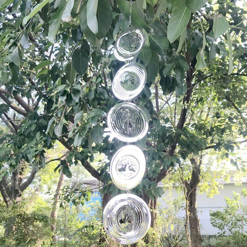 3D Rotating Wind Chimes Tree Of Life Wind Spinner Bell For Home Decor Aesthetic Garden Hanging Decoration Outdoor Windchimes Set 3D Rotating Wind Chimes Tree Of Life Wind Spinner Bell For Home Decor Aesthetic Garden Hanging Decoration Outdoor Windchimes Set