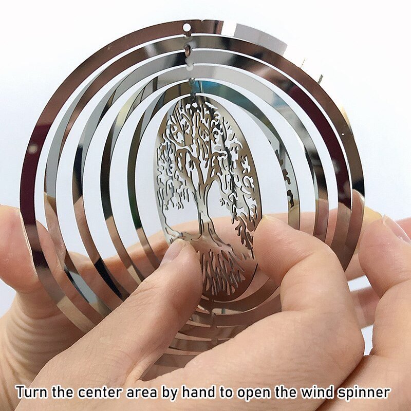 3D Rotating Wind Chimes Tree Of Life Wind Spinner Bell For Home Decor Aesthetic Garden Hanging Decoration Outdoor Windchimes Set 3D Rotating Wind Chimes Tree Of Life Wind Spinner Bell For Home Decor Aesthetic Garden Hanging Decoration Outdoor Windchimes Set