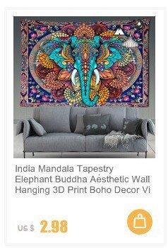 Mandala Tapestry White Black Sun And Moon Tapestry Wall Hanging Tarot Hippie Wall Rugs Dorm Decor Blanket