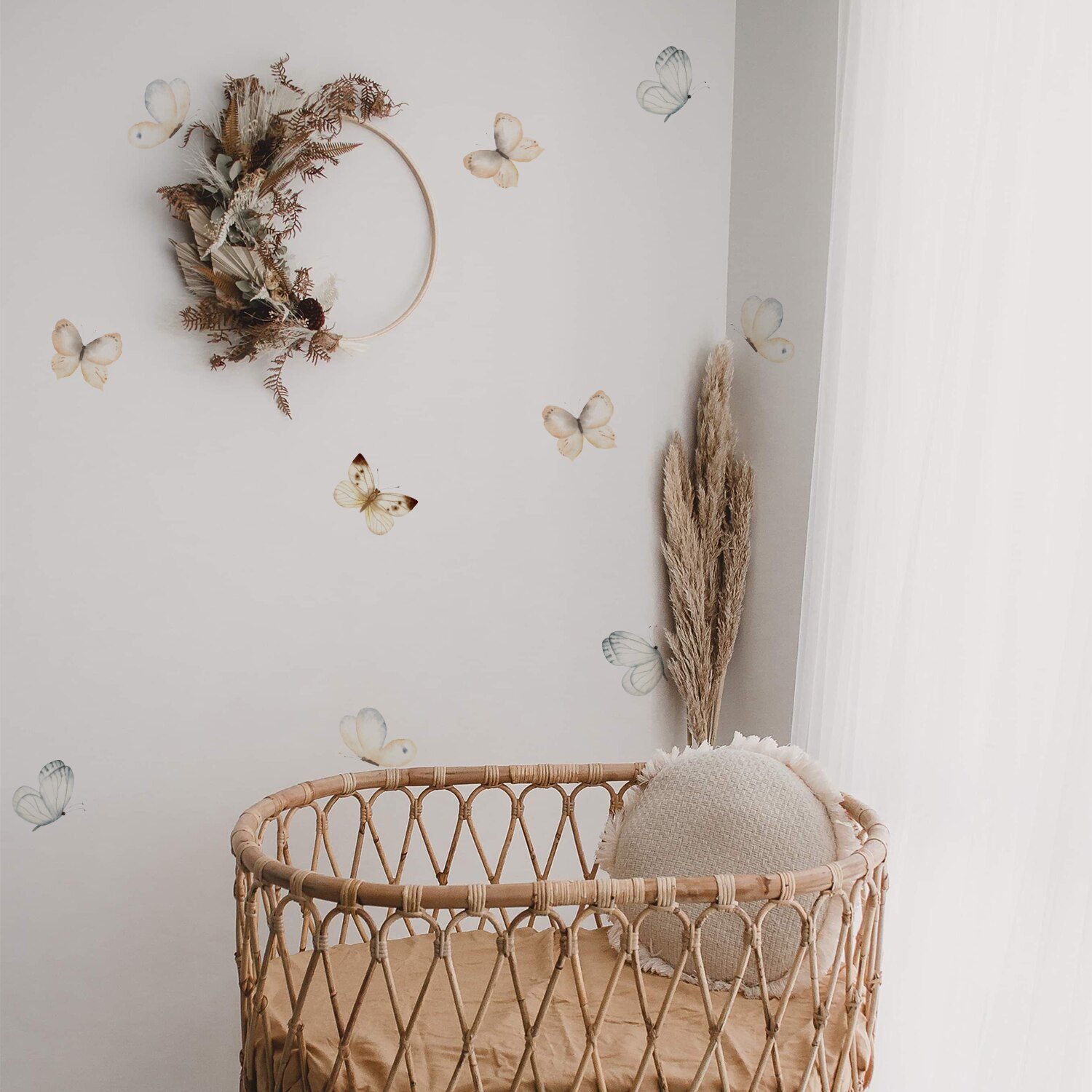 Boho Hearts Creative Wall Sticker For Children Baby Girls Boys Room Nursery Wall Art Decals Vinyl  Mural Kids Bedroom Home Decor