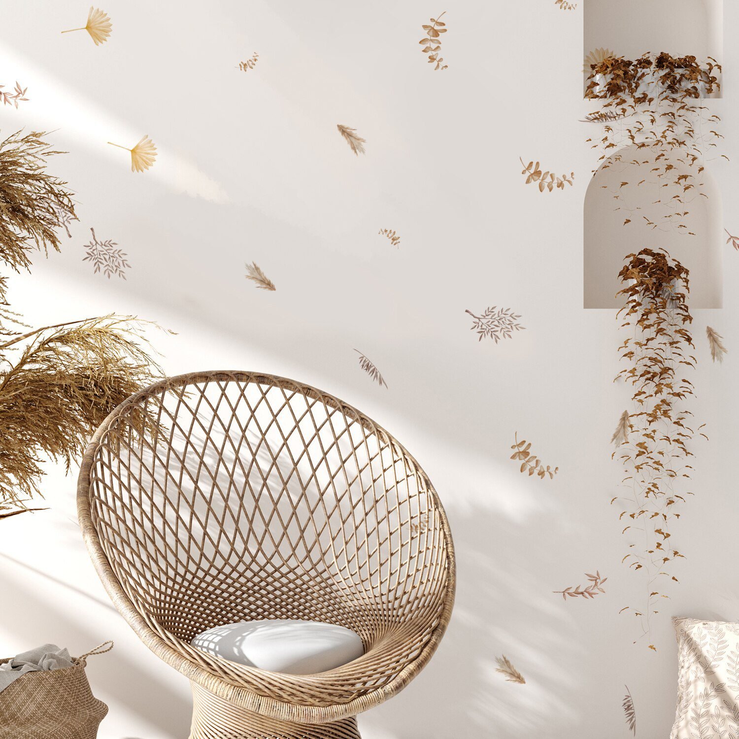 Boho Hearts Creative Wall Sticker For Children Baby Girls Boys Room Nursery Wall Art Decals Vinyl  Mural Kids Bedroom Home Decor