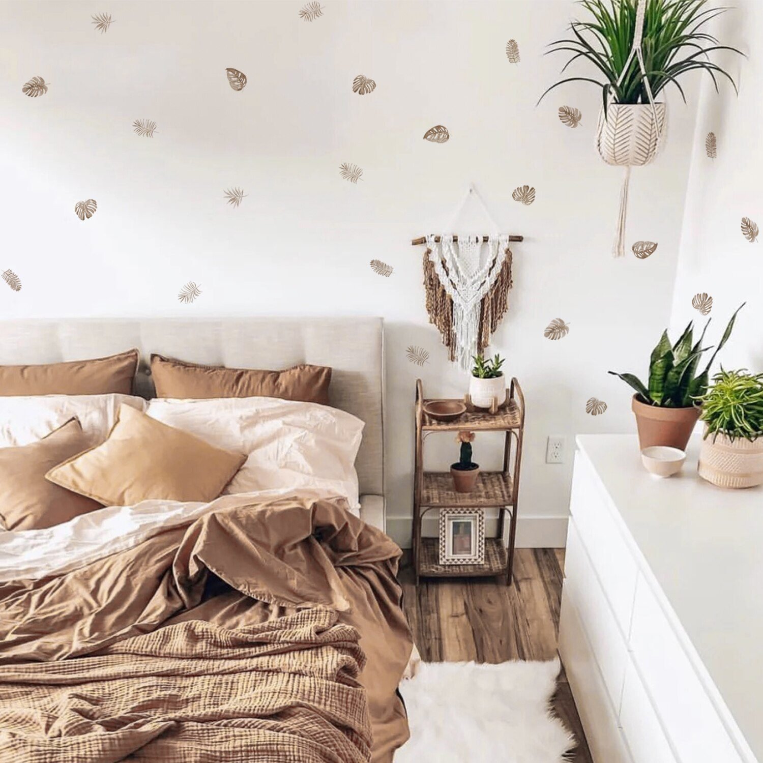 Boho Hearts Creative Wall Sticker For Children Baby Girls Boys Room Nursery Wall Art Decals Vinyl  Mural Kids Bedroom Home Decor