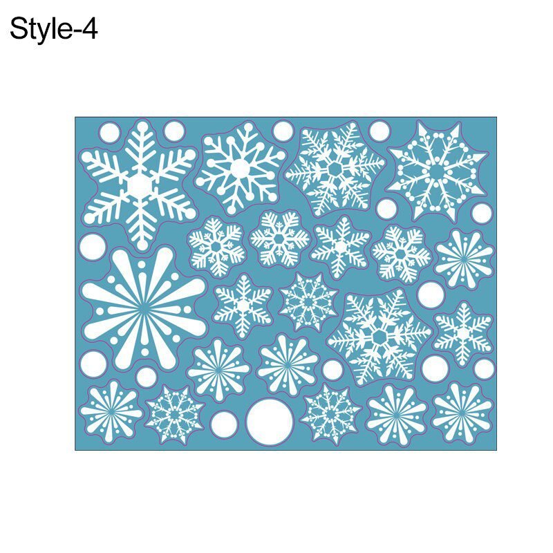 36pcs/lot White Snowflake Christmas Wall Stickers Glass Window Sticker Christmas Decorations for Home New Year Gift Navidad 2020 36pcs/lot White Snowflake Christmas Wall Stickers Glass Window Sticker Christmas Decorations for Home New Year Gift Navidad 2020