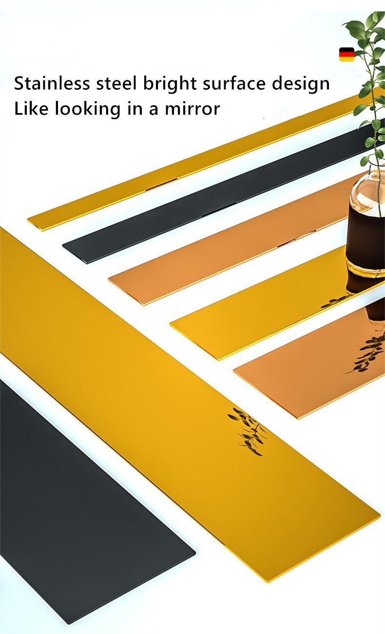 NEW 5M Gold Mirror Wall Sticker Stainless Steel Flat Living Room Decoration Lines Titanium Background Wall Ceiling Edge Strip NEW 5M Gold Mirror Wall Sticker Stainless Steel Flat Living Room Decoration Lines Titanium Background Wall Ceiling Edge Strip