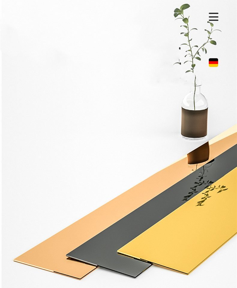 NEW 5M Gold Mirror Wall Sticker Stainless Steel Flat Living Room Decoration Lines Titanium Background Wall Ceiling Edge Strip NEW 5M Gold Mirror Wall Sticker Stainless Steel Flat Living Room Decoration Lines Titanium Background Wall Ceiling Edge Strip