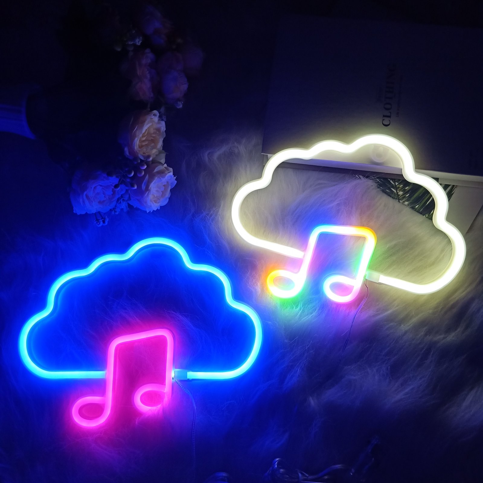 LED Neon Night Light Wall Hanging Neon Sign for Kids Room Home Bedroom Party Bar Wedding Decoration Christmas Gift Neon Lamp