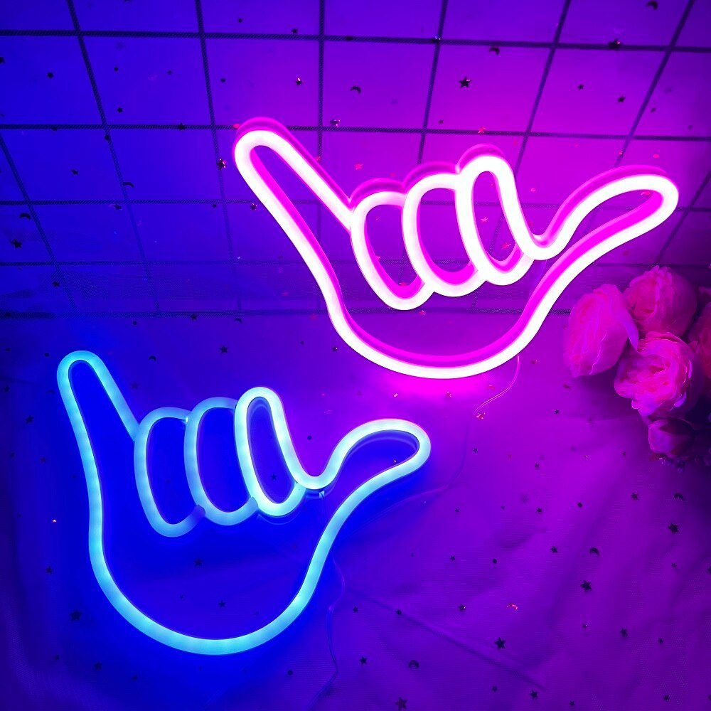 LED Neon Night Light Wall Hanging Neon Sign for Kids Room Home Bedroom Party Bar Wedding Decoration Christmas Gift Neon Lamp