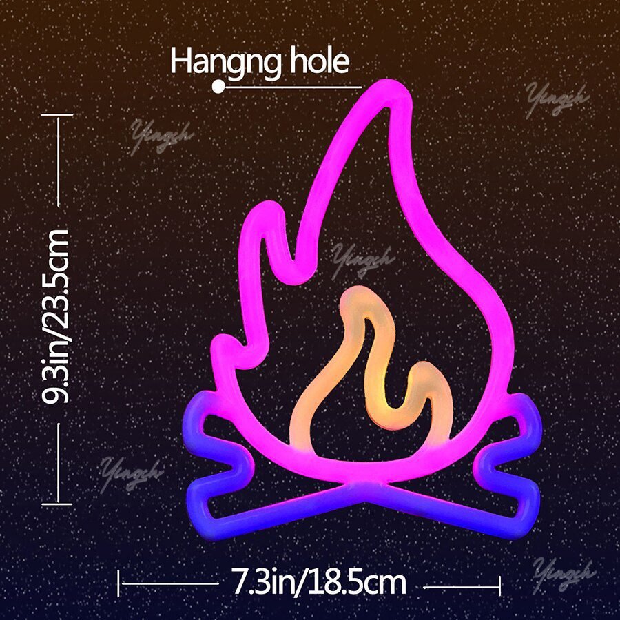 LED Bright Neon Light Night Gamepad Fire Moon Star Sign Modeling Lamp Room Wall Art Decoration Wholesale Xmas Birthday Wedding