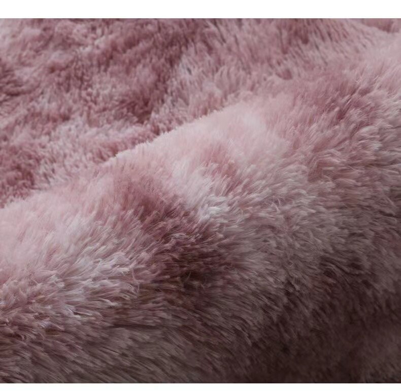 Plush Carpet Suitable For Living Room White Soft Fluffy Carpets Bedroom Bathroom Non-slip Thicken Floor Mat Teen Room Decoration