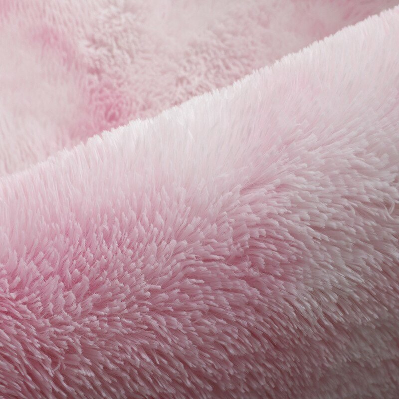 Plush Carpet Suitable For Living Room White Soft Fluffy Carpets Bedroom Bathroom Non-slip Thicken Floor Mat Teen Room Decoration