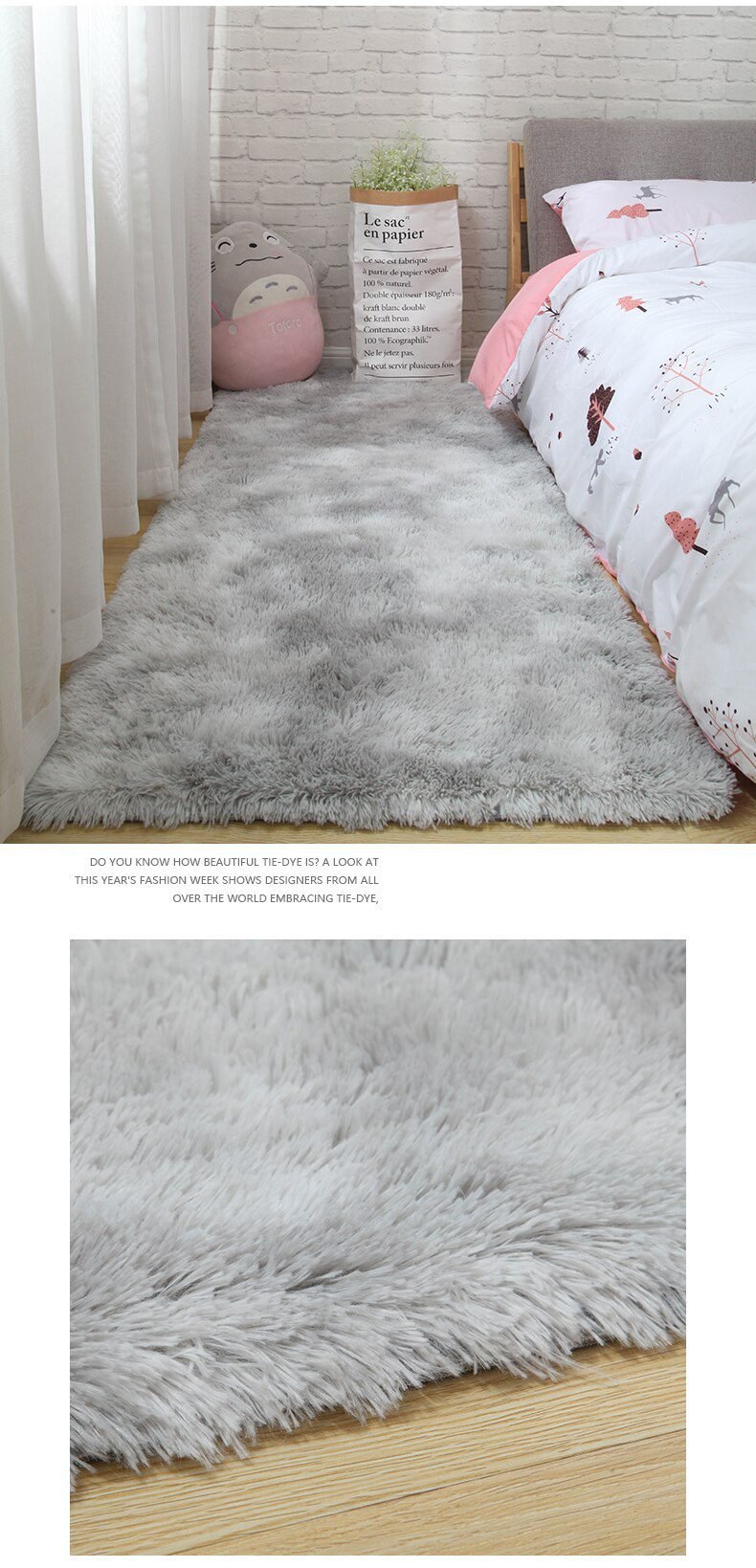 Pink Carpet For Girls Shaggy Children's Floor Soft Mat Living Room Decoration Teen Doormat Nordic Red Fluffy Large Size Rugs