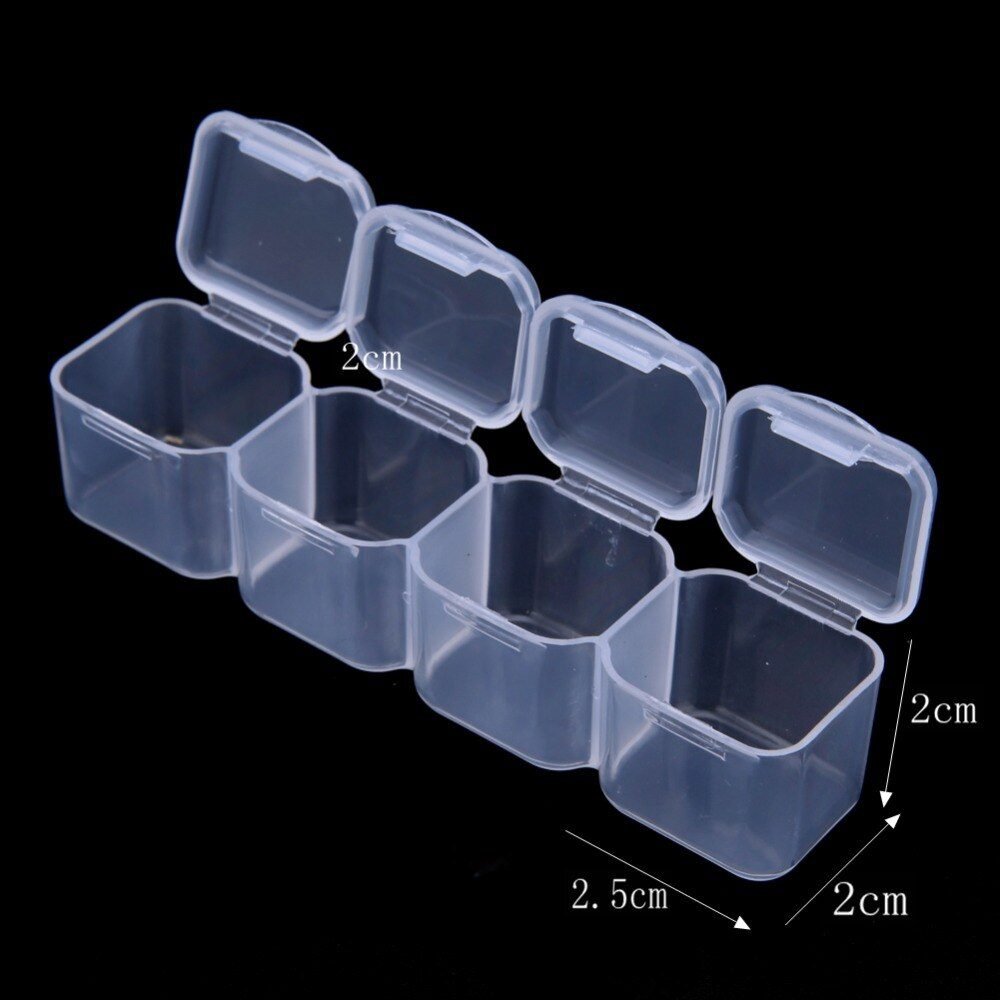 28 Grids Diamond Embroidery Storage Box Bins Medicine Diamond Painting Accessory Boxes Case Cross Stitch Tools Organizer