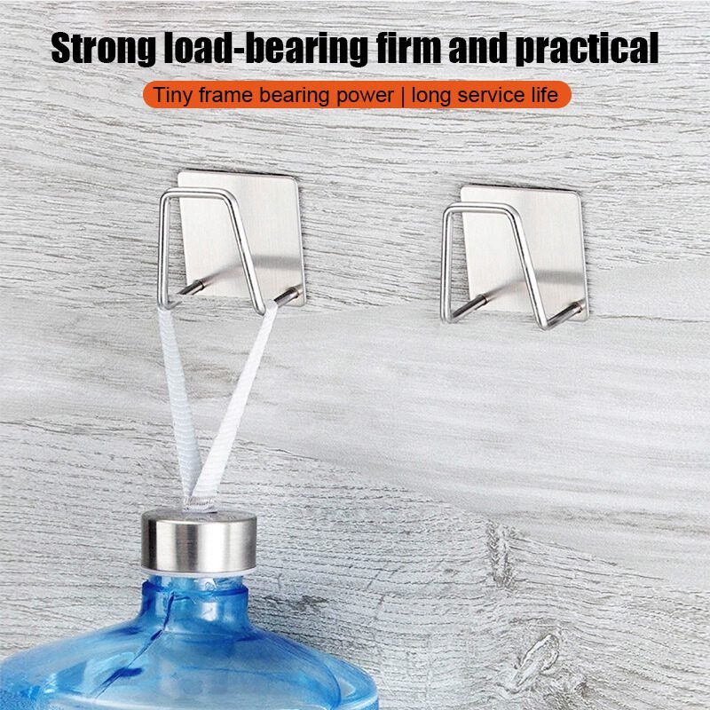 Kitchen Sponges Holder Self Adhesive Sink Sponges Drain Drying Rack Stainless Steel Storage Holder Kitchen Sink Accessories#